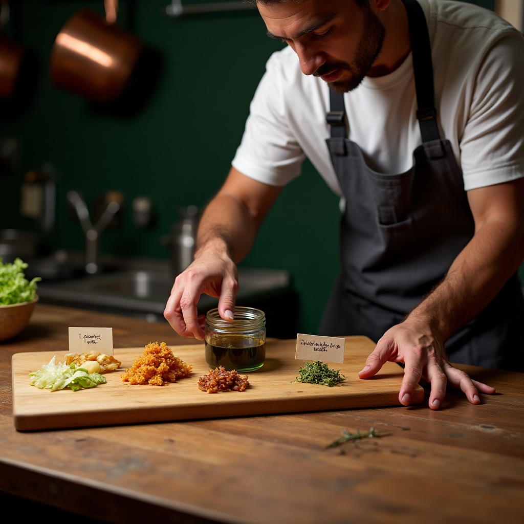 Preparazione brodo da scarti di lavorazione in cucina professionale