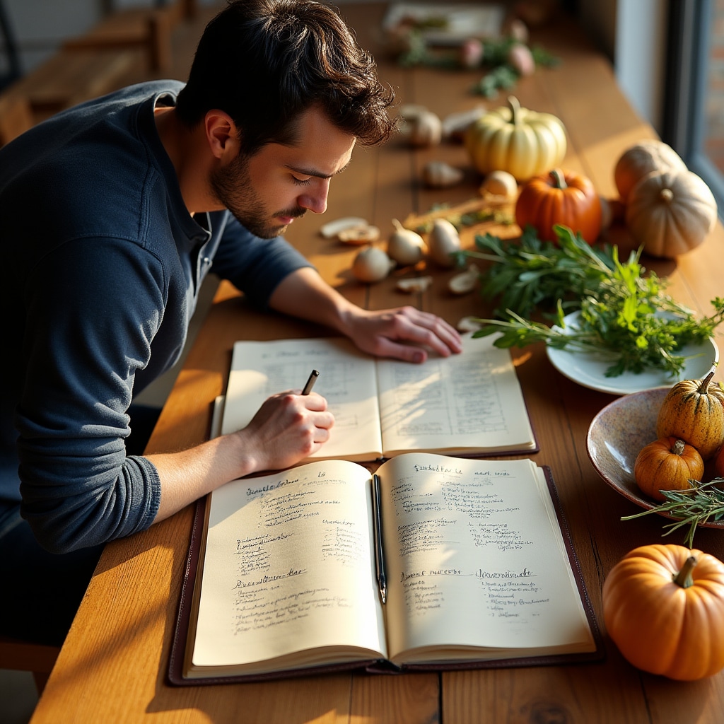 Progettazione menu stagionale con ingredienti freschi